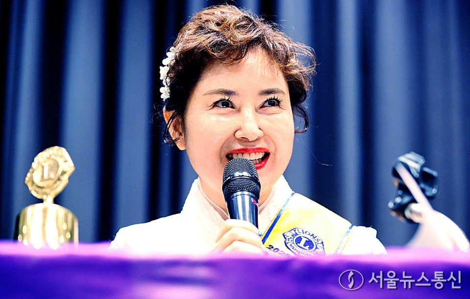 국제라이온스협회 354-B 지구 13지역 클럽 제 23대강수영 취임회장 (2025.0625) / 사진 = 서울뉴스통신 신현성 기자