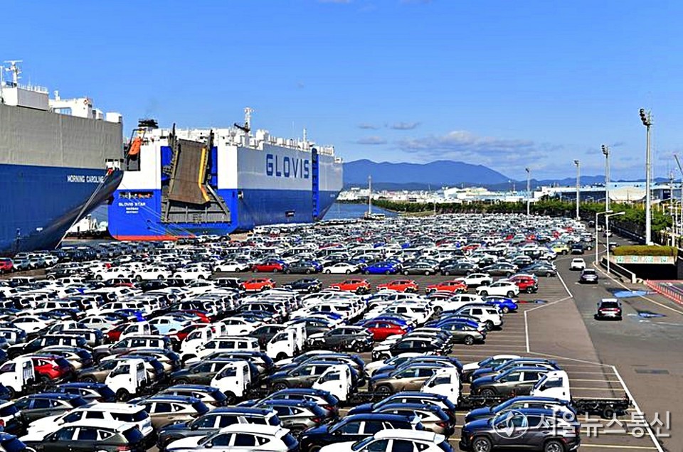 현대자동차 울산공장 수출선적부두 전경. / 사진 = 현대자동차 제공