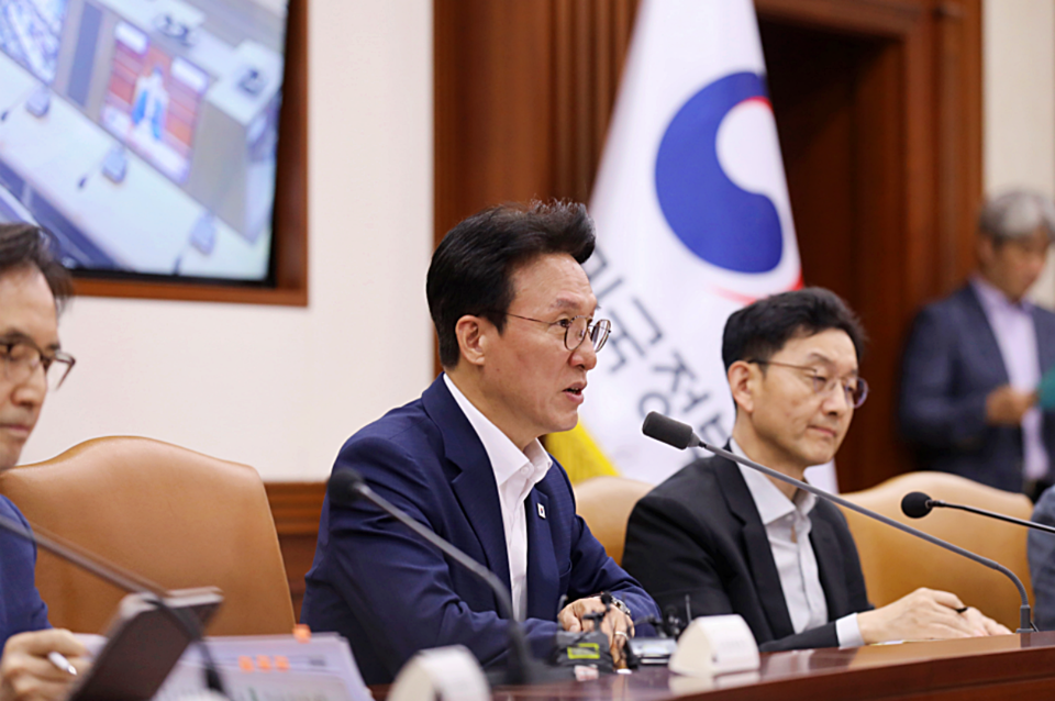 김민석 국무총리가 10일 세종대로 정부서울청사에서 열린 국정현안관계장관회의를 주재, 모두발언을 하고 있다. (2025.07.10) / 사진 = 총리실