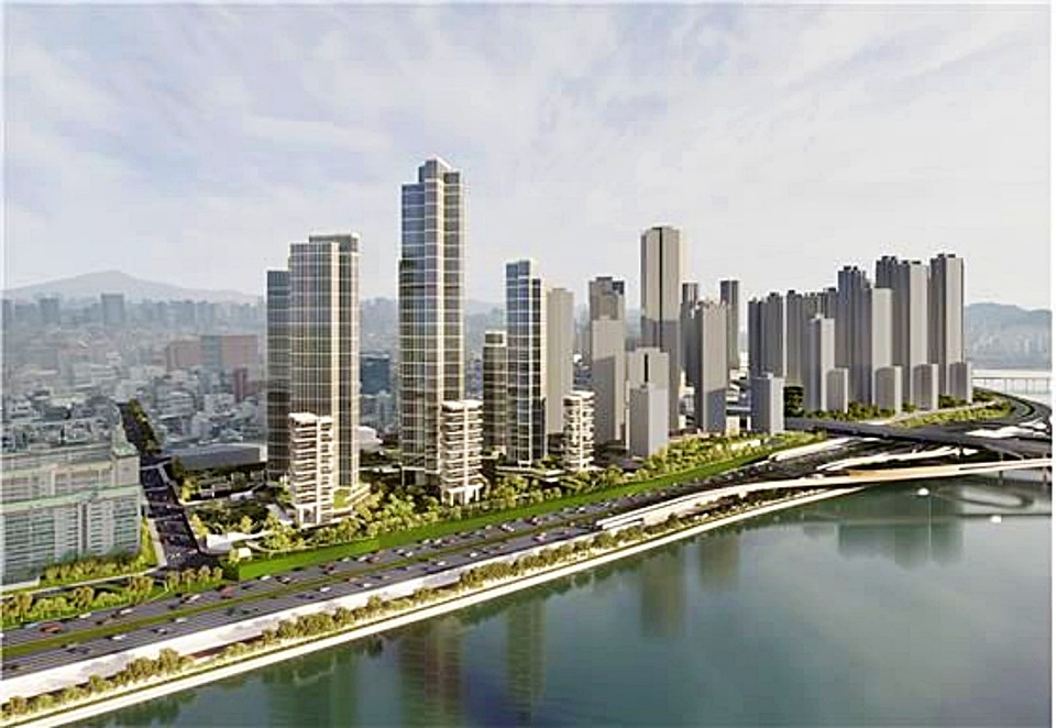 서울 강남구 압구정5구역이 47년 만에 최고 69층, 총 1401세대의 대규모 단지로 탈바꿈된다. (2025.08.05) / 조감도 = 서울시 