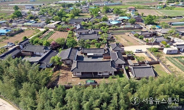 부북면 퇴로마을 전경