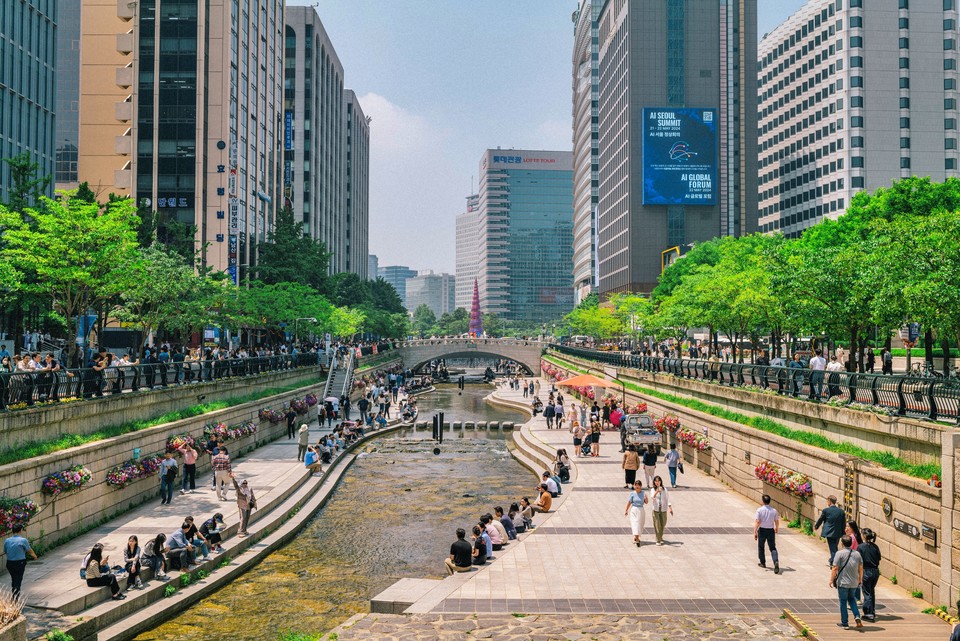 청계천 전경 (사진=서울시설공단 제공) 2025.09.05, snakorea.rc@gmail.com , *재판매 및 DB 금지