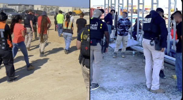 미국 이민당국이 4일(현지시간) 조지아주 서배나에 위치한 현대차그룹-LG에너지솔루션의 합작 배터리 공장 건설 현장을 급습해 대대적인 불법체류자 단속을 펼쳤다. 2025.9.4. 사진=ATF 애틀랜타 지부 X 