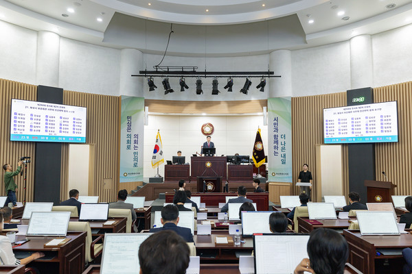 제2차 본회의장 전경. [사진=화성특례시의회]