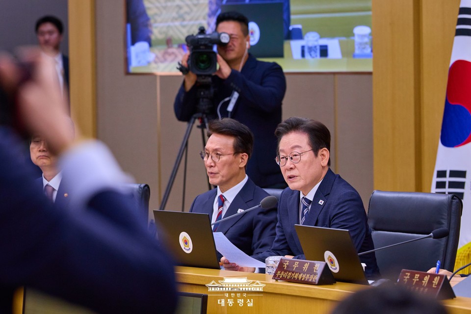 이재명 대통령이 16일 세종시 정부세종청사에서 열린 제42회 국무회의에서 발언하고 있다. (2025.09.16) / 사진 = 대통령실