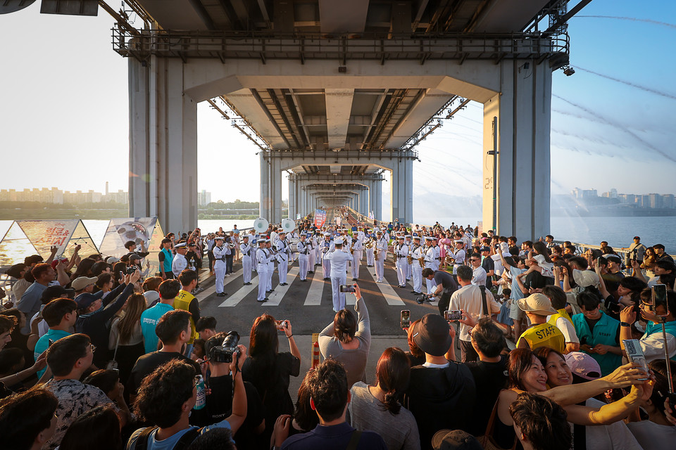 상반기 '차없는 잠수교 뚜벅뚜벅 축제' 모습 (사진=서울시 제공) 2025.09.25, snakorea.rc@gmail.com , *재판매 및 DB 금지