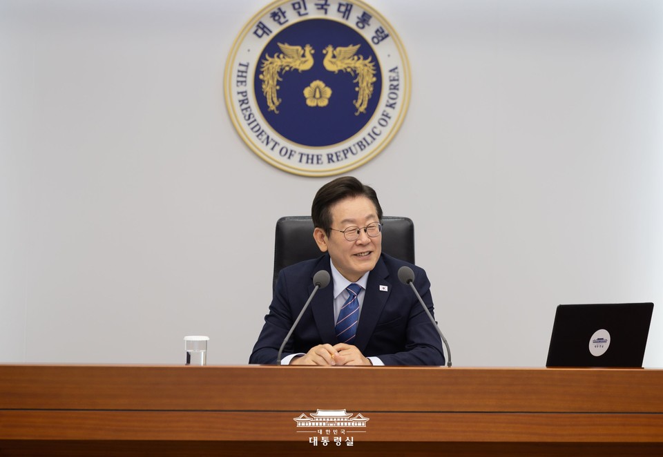 이재명 대통령이 18일 서울 용산 대통령실 청사에서 열린 수석보좌관회의에서 발언하고 있다. (2025.09.18) / 사진 = 대통령실