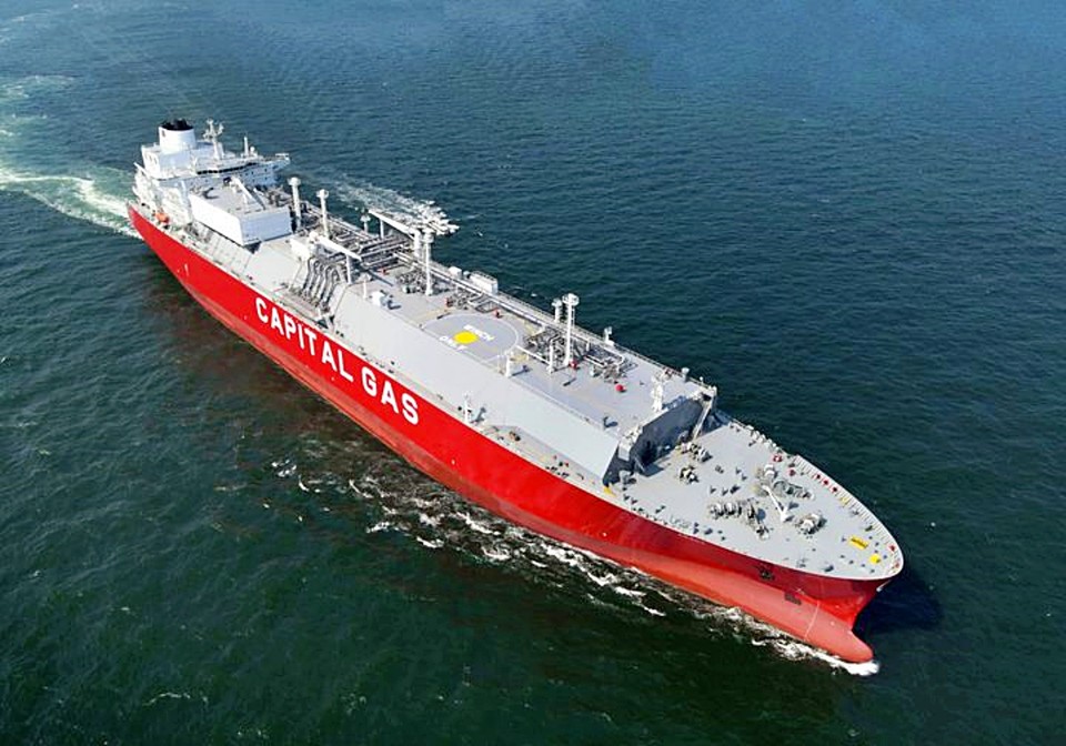 HD현대중공업이 건조해 지난 2024년 인도한 액화천연가스(LNG)운반선의 시운전 모습. ( 2025.09.11) / 사진 = HD현대 제공