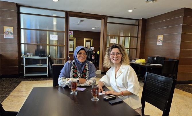 말레이시아 국회의원 ‘뭄타즈’와 서울시의회 ‘아이수루’ 시의원 (사진=서울시의회 제공) 2025.10.15, snakorea.rc@gmail.com , *재판매 및 DB 금지