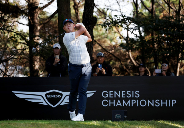 김시우 18번홀 드라이버 티샷 (사진 KPGA 제공) 2025.10.24, snakorea.rc@gmail.com , *재판매 및 DB 금지