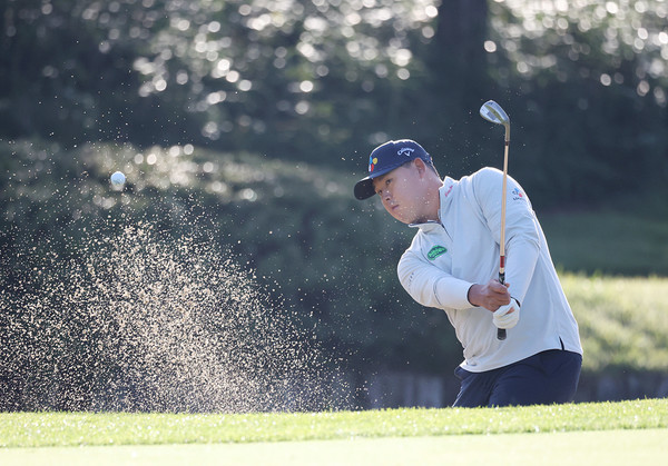 김시우 13번홀 벙커샷 (사진 KPGA 제공) 2025.10.24, snakorea.rc@gmail.com , *재판매 및 DB 금지