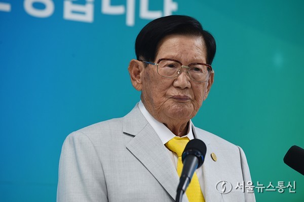 신천지예수교회 이만희 총회장 (사진 이민희 기자) 2025.11.02, snakorea.rc@gmail.com , *재판매 및 DB 금지