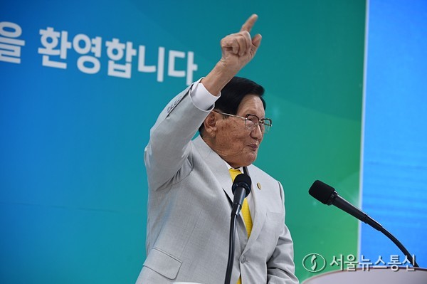 신천지예수교회 이만희 총회장 (사진 이민희 기자) 2025.11.02, snakorea.rc@gmail.com , *재판매 및 DB 금지