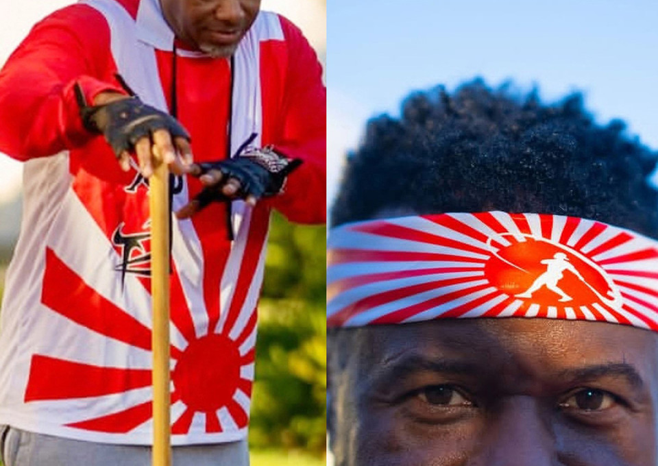 MLB '레전드' 켄 그리피 주니어가 자신의 SNS에 올린 욱일기 머리띠와 티셔츠 (사진=서경덕교수팀 제공) 2025.11.03, snakorea.rc@gmail.com , *재판매 및 DB 금지