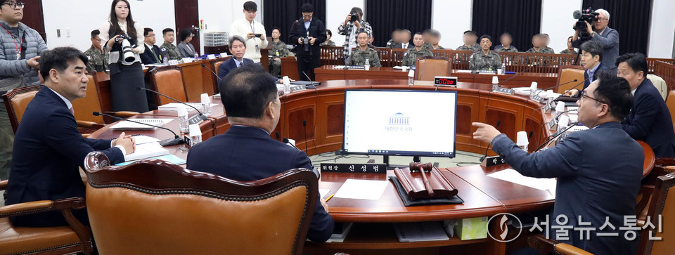 5일 오전 서울 여의도 국회에서 정보위원회의 국방정보본부 등에 대한 국정감사가 진행되고 있다. (사진=공동취재) 2025.11.05, snakorea.rc@gmail.com , *재판매 및 DB 금지