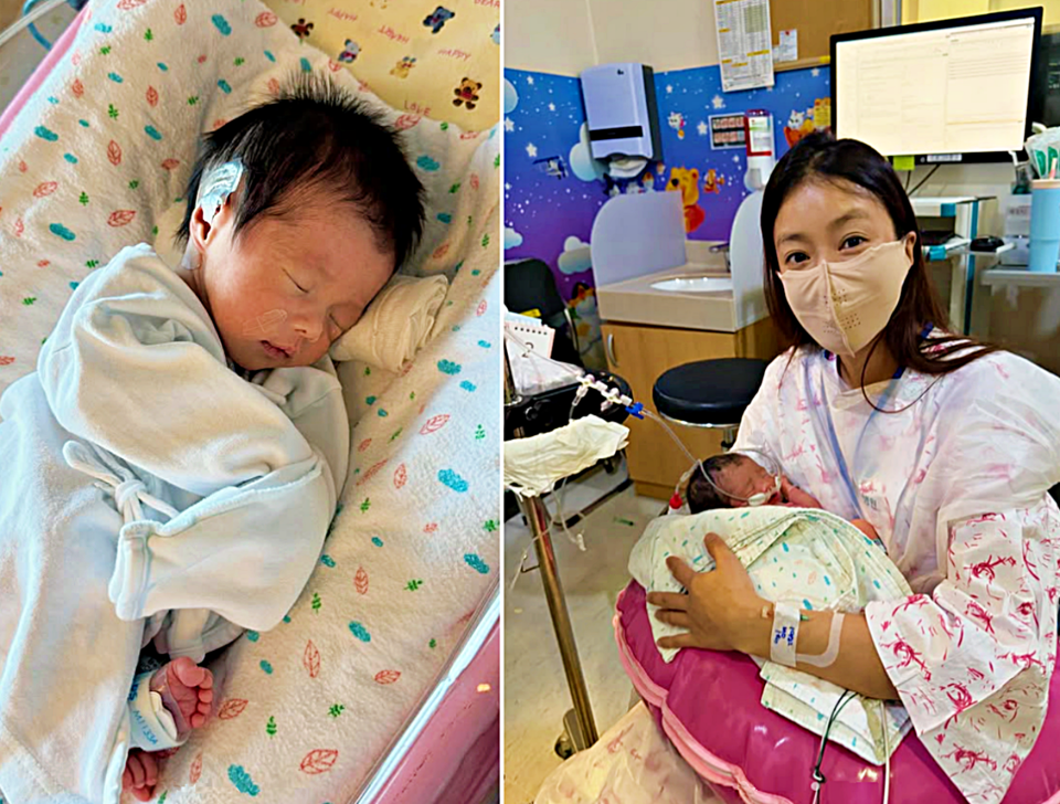 배우 이시영이 둘째를 품에 안았다. (2025.11.05) / 사진 = 이시영 SNS 갈무리