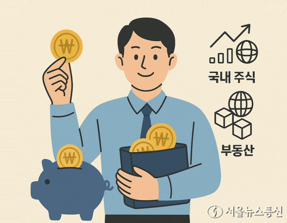 국내 직장인 10명 중 9명은 재테크를 하고 있으며, 가장 많이 선택한 재테크 방식은 ‘주식’이나 ‘부동산’이 아닌 ‘저축’인 것으로 나타났다. (2025.11.07) / 사진 = 서울뉴스통신 AI생성이미지