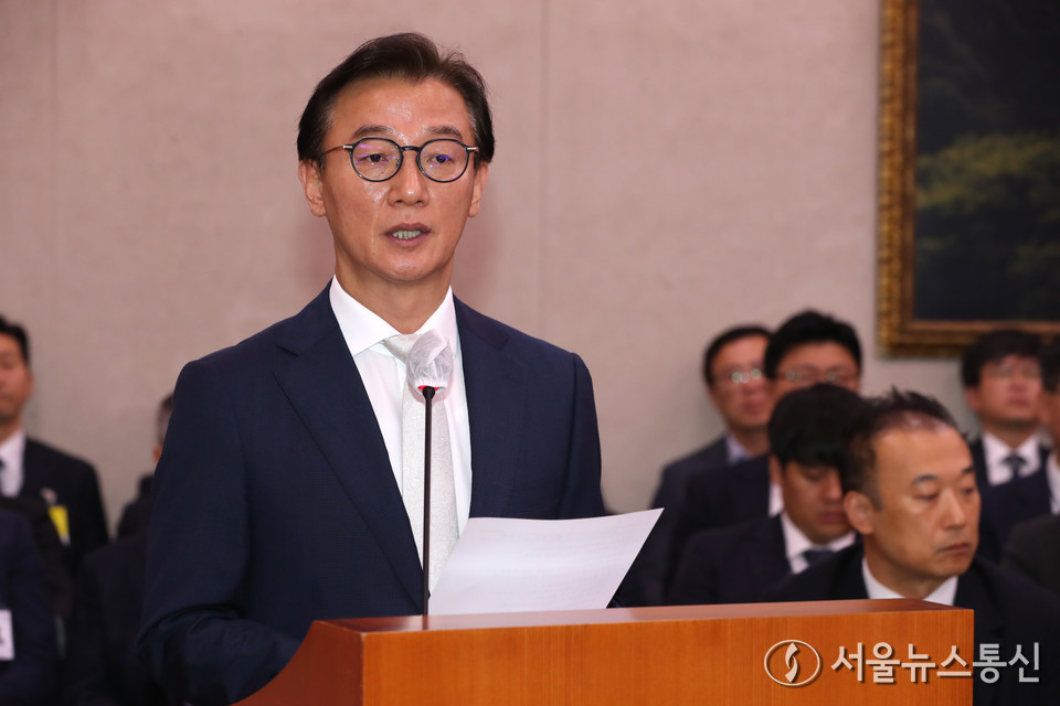 전재수 해양수산부 장관이 7일 오전 서울 여의도 국회에서 열린 농림축산식품해양수산위원회 전체회의에서 법안 및 2026년도 예산안 관련 제안 설명을 하고 있다. 2025.11.07, snakorea.rc@gmail.com , *재판매 및 DB 금지