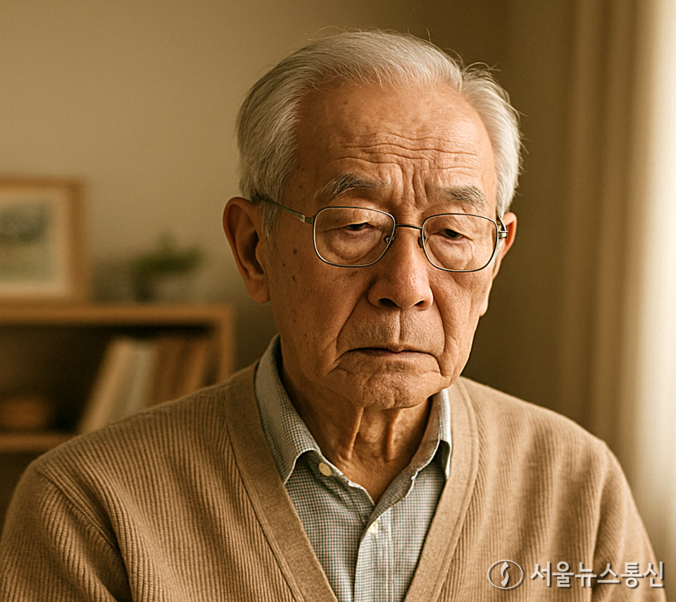 2050년에는 치매 고령자의 보유 자산 규모가 488조 원에 이를 것으로 전망되면서, 이들의 재산을 안전하게 보호하고 돌봄·치료 재원으로 연계하기 위한 제도적 관리체계 강화가 필요하다는 지적이 제기됐다. (노인_2025.11.07) / 사진 = 서울뉴스통신 AI생성 이미지