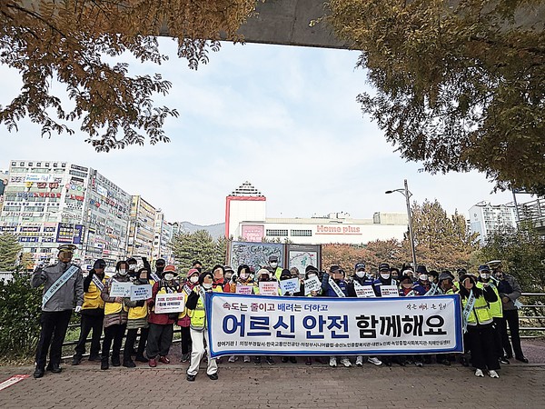 행복길잡이는 의정부시 노인일자리 및 사회활동지원 사업 참여자가 교통안전 및 치매예방 캠페인 활동을 수행하도록, 의정부경찰서를 포함한 7개 기관이 합동으로 구성한 연합사업단이다.