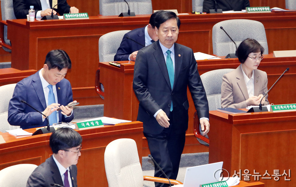 구윤철 경제부총리 겸 기획재정부 장관이 10일 오후 서울 여의도 국회에서 열린 예산결산특별위원회 전체회의에 참석하고 있다. 2025.11.10, snakorea.rc@gmail.com , *재판매 및 DB 금지