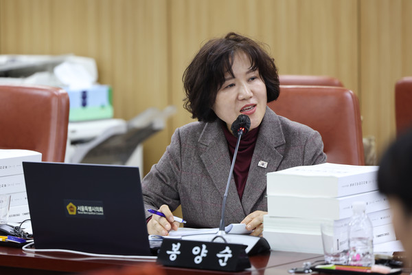 봉양순 의원 (사진=서울시의회 제공) 2025.11.11, snakorea.rc@gmail.com , *재판매 및 DB 금지