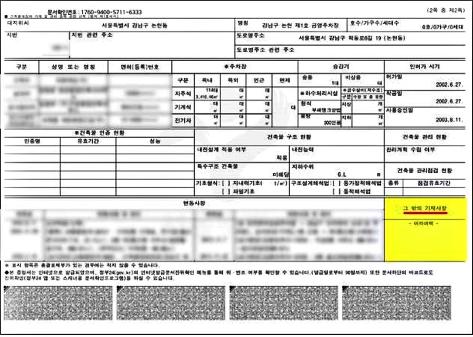 기부채납 관련사항 기재될 위치(그 밖의 기재사항) / 자료 = 서울시