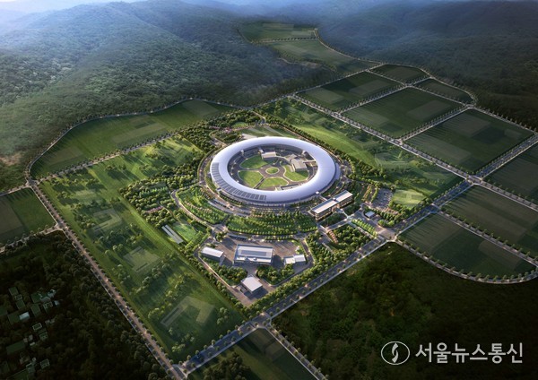 다목적방사광가속기 조감도(제공=충북도청) *재판매 및 DB 금지