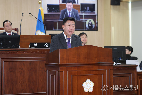 이범석 청주시장, 2026년 본예산안 및 시정운영 방향 발표 사진(이범석 시장 시정연설)(제공=청주시) *재판매 및 DB 금지