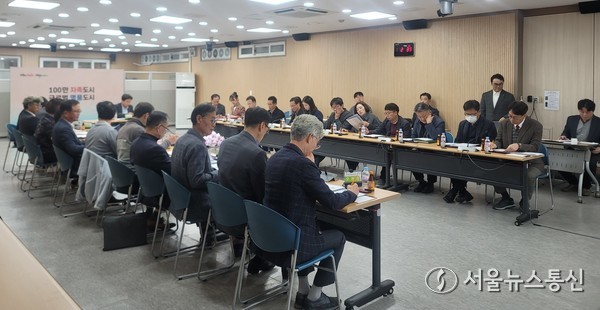 청주시, 환경기본계획 수립 용역 중간보고회 개최 사진(제공=청주시) *재판매 및 DB 금지