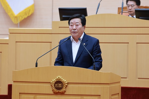 정길수 전남도의원, 수산면허 권한 지방자치단체로 이양해야