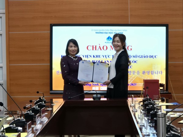 전라남도교육청 중부권역 도서관, 베트남 하롱대학교와 해외 도서기증 업무협약 체결