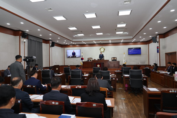 장흥군의회, 제303회 제2차 정례회 개회