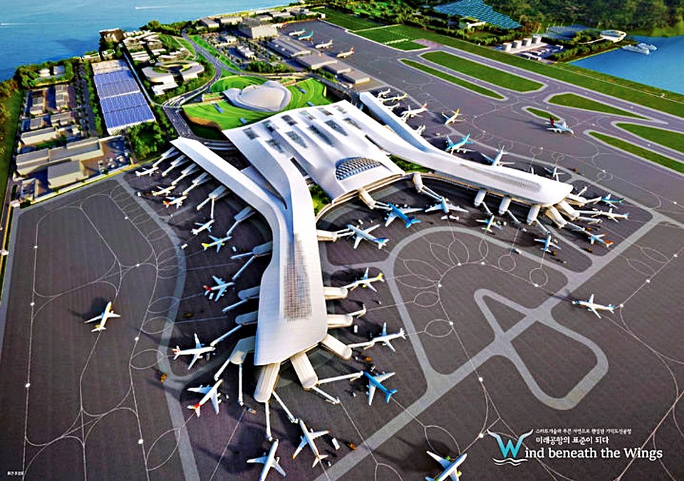 가덕도 신공항 여객터미널 조감도. (2025.03.27) / 사진 = 가덕도신공항건설공단 제공