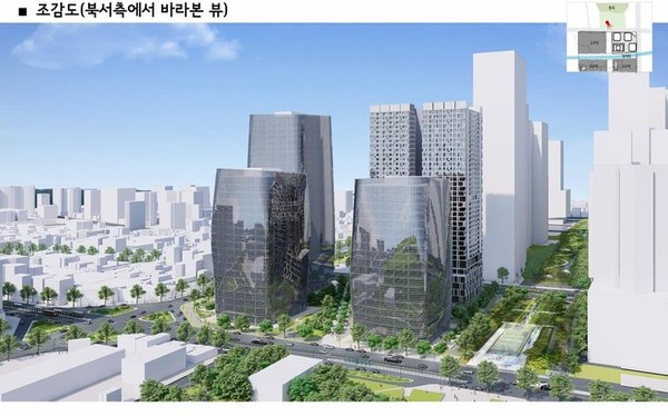 세운지구 조감도. 2025.11.11. 세운4구역 주민 대표 회의 제공 사진 