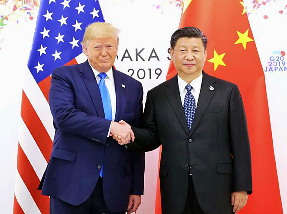 지난 2019년 6월 29일 시진핑(習近平) 중국 국가주석이 도널드 트럼프 미국 대통령과 일본 오사카에서 만남을 가졌다. / 사진 = 신화통신