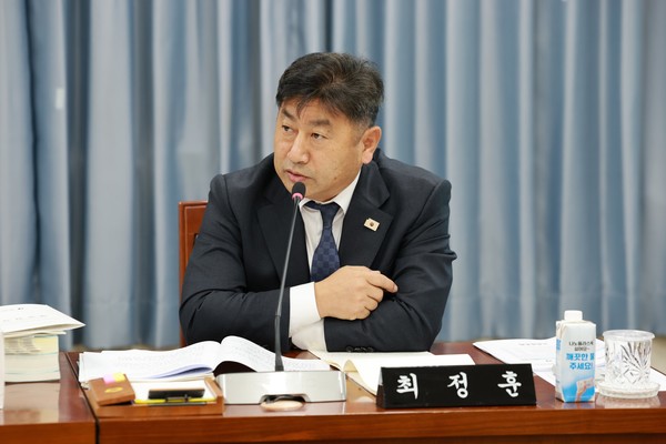 최정훈 전남도의원 공무직 직종 늘었지만 업무 분장은 모호