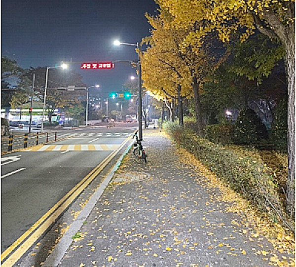 의정부시는 동부권역 주요 보행로 4개 구간에 보행등 97개를 추가 설치해 야간에도 시민이 안심하고 걸을 수 있는 도로환경을 조성했다.